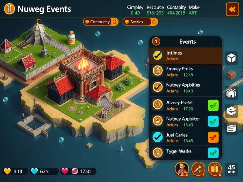 Nutmeg Realm Dominion gameplay screenshot showing empire building